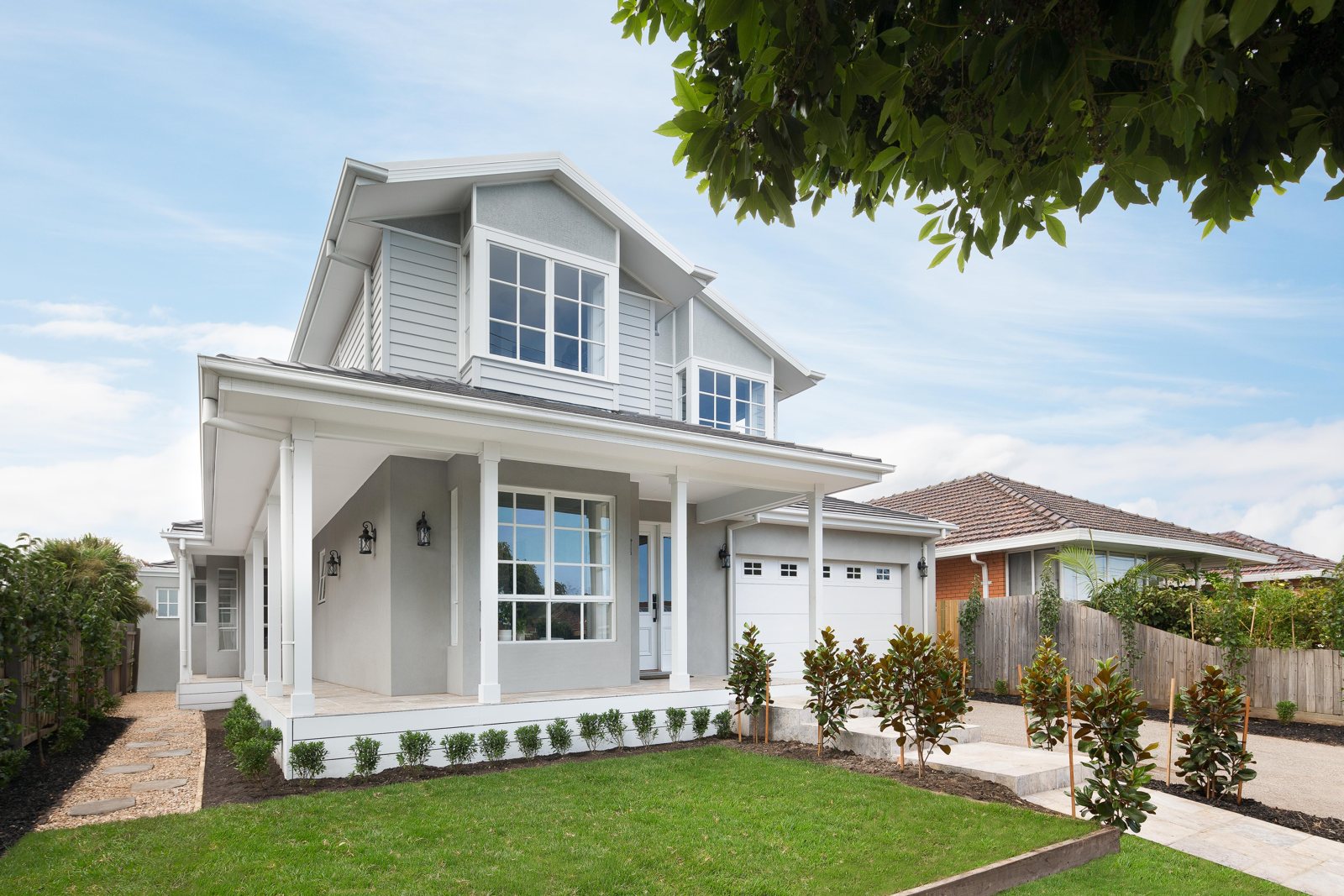 Front verandah and gable, Civic Parade, Altona