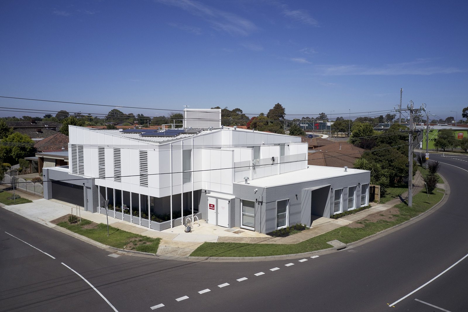 Market Road youth foyer on its corner site, Werribee
