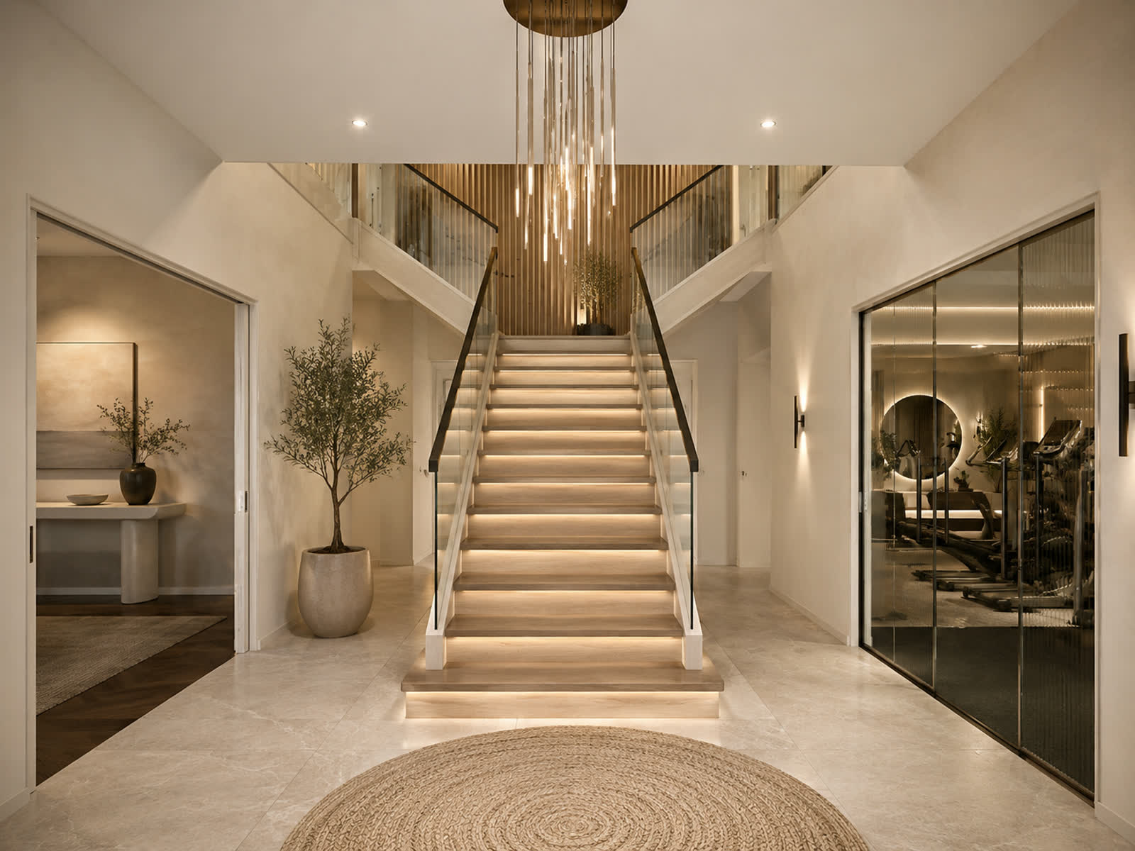 Curved stair and void, Tobruk Crescent, Williamstown